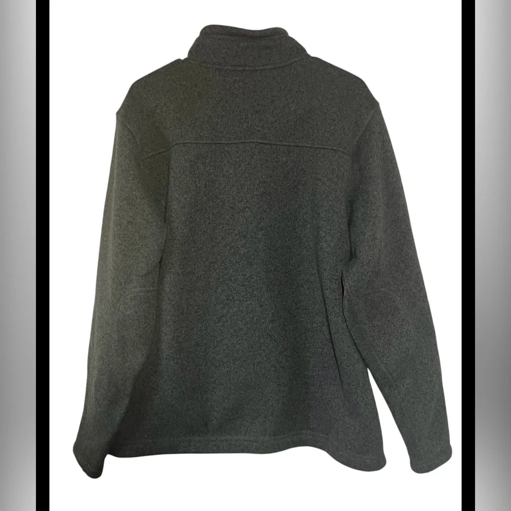 The North‎ Face Gray Men’s 1/4 Zip Fleece Pullover Sweater Sz L/G